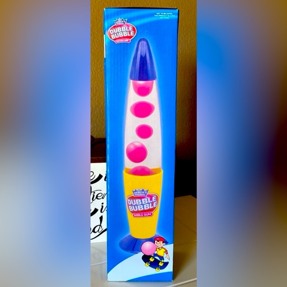 BNWT! LIMITED EDITION EXCLUSIVE Double Bubble Bubblegum Lava Motion Lamp 💕